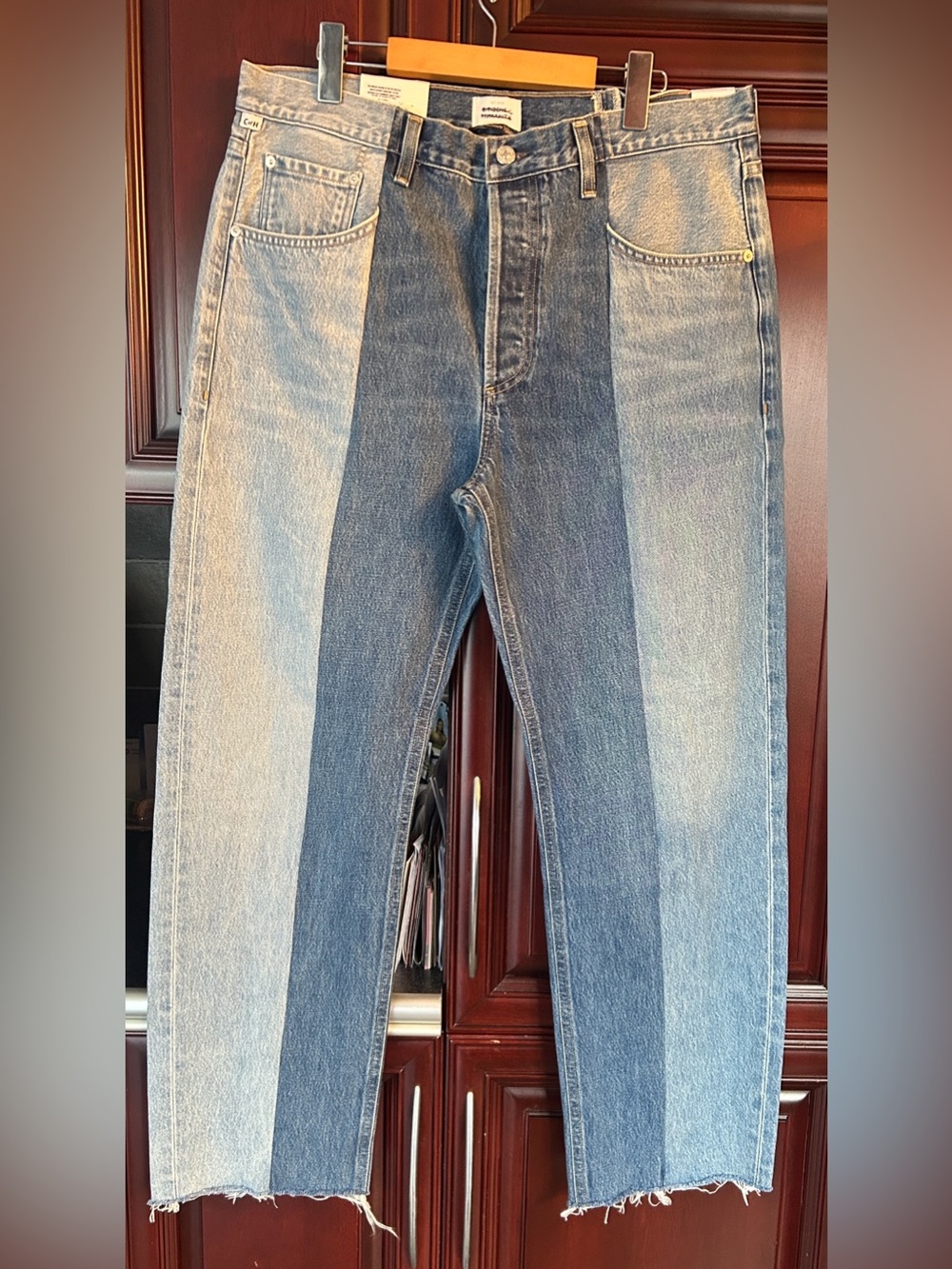 CITIZENS OF HUMANITY Patchwork Denim Jeans size 31 - Picture 8 of 11